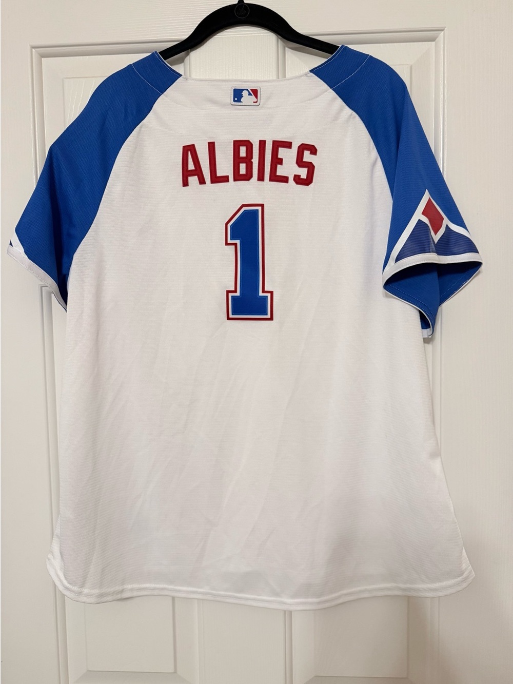 Atlanta Braves Ozzie Albies Nike City Connect Baseball Jersey NWT Women’s XXL - Picture 3 of 5